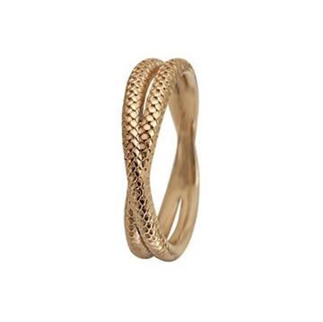 Christina Jewelry & Watches - Twin Snake ring - forgyldt sølv 800-1.11.B